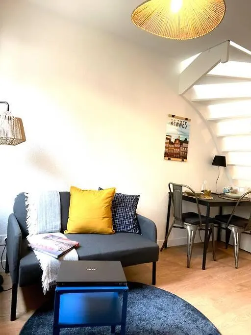 Duplex Cosy / Terrasse / Cour Interieure Apartment Rennes